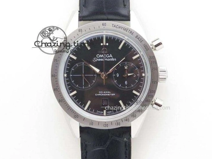 0419 Refined Speedmaster 50th Anniversary Black Dial On SS Bracelet 8232